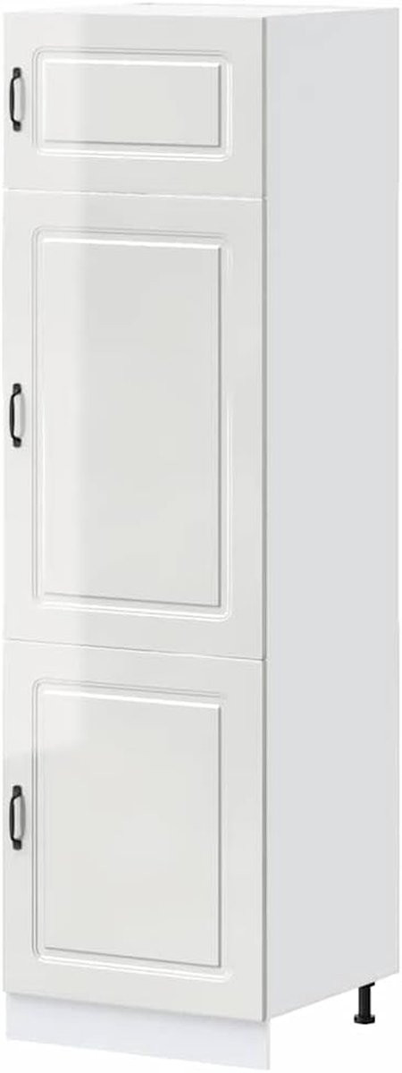 Hoogglans wit keukenkast dressoir voor extra opbergruimte