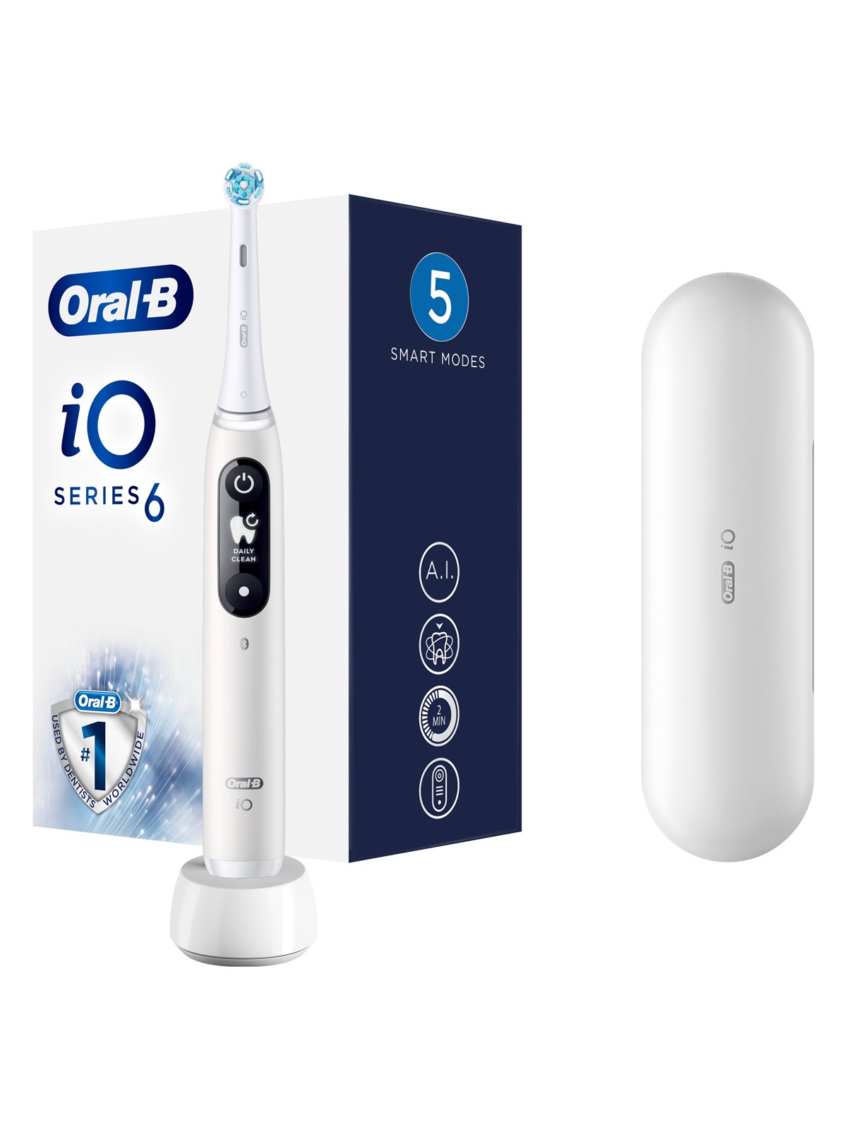 Oral-B Elektrische Zahnbürste iO6 Weiss
