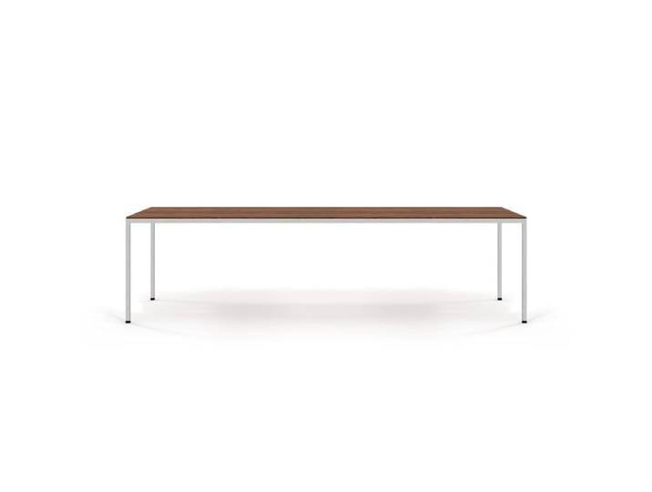 Willisau Dino Esstisch Massivholz - Nussbaum geölt - Edelstahl - 180 Modern, Natur, Zeitlos