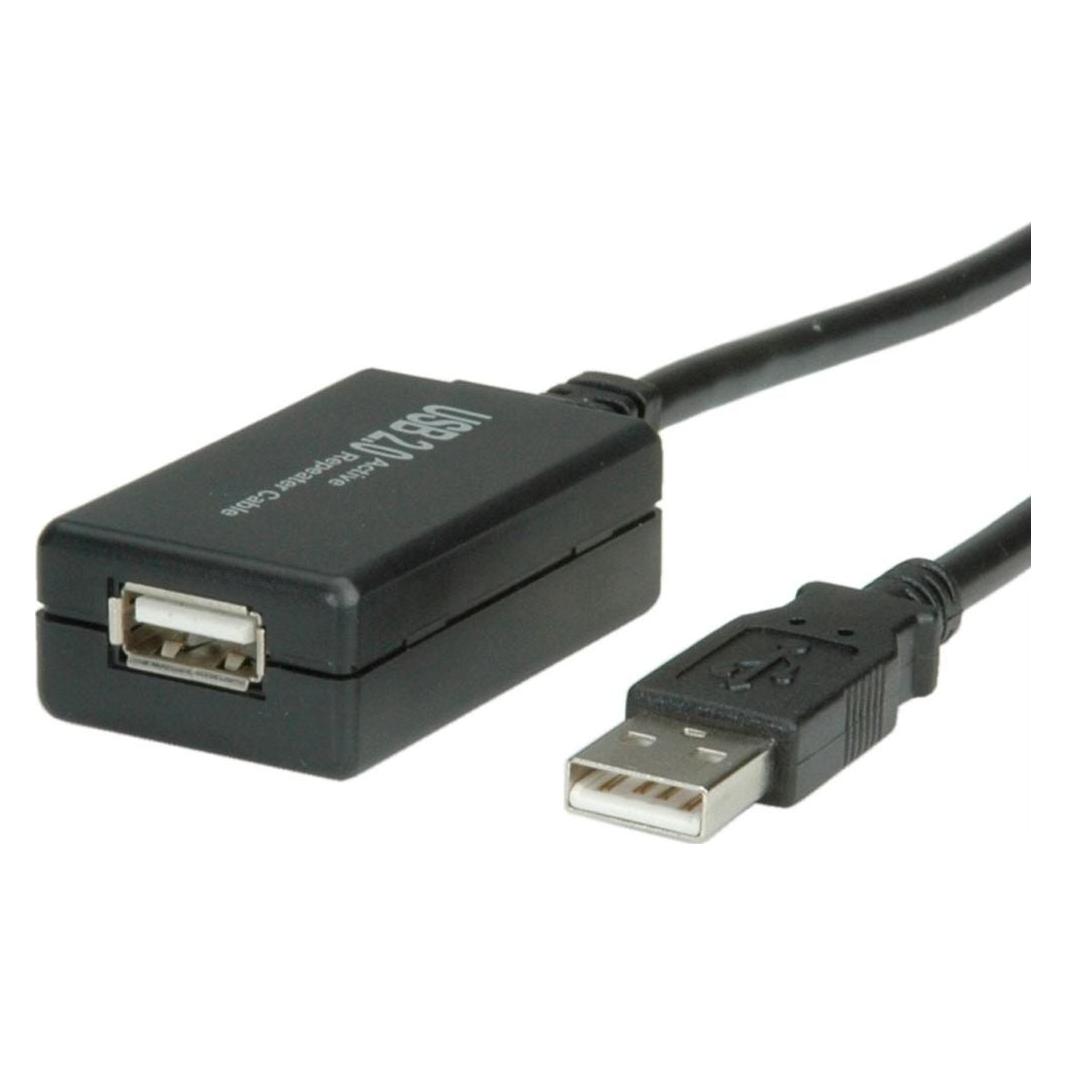 Value USB-Verlängerungskabel (12 m, USB 2.0) (12.99.1110)
