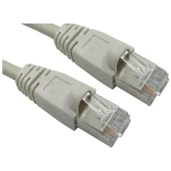 RS PRO 30m Cat6, Grey RJ45 to Male RJ45 Male, FTP Shielded, Terminated LSZH Sheath (FTP, CAT6, 30 m), Netzwerkkabel