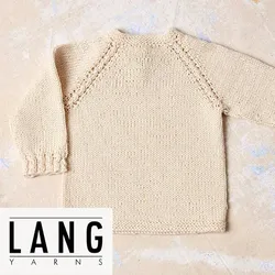 Strickanleitung – Pullover "Rune" aus Lang Yarns Baby Cotton Naturally Colored