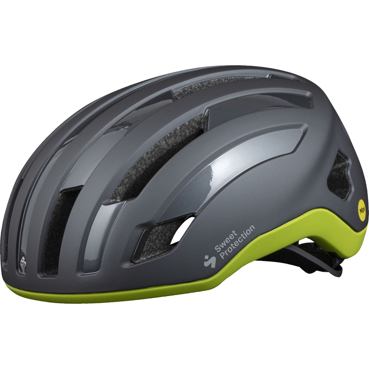 Sweet Protection Outrider Mips Helmet slate gray metallic/fluo (SGMFL) S 845082-SGMFL-S