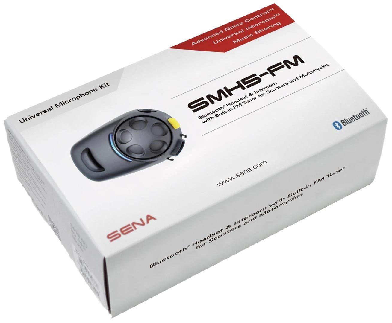 Sena SMH5-FM Bluetooth Kommunikationssystem Einzelset SMH5-FM-UNIV