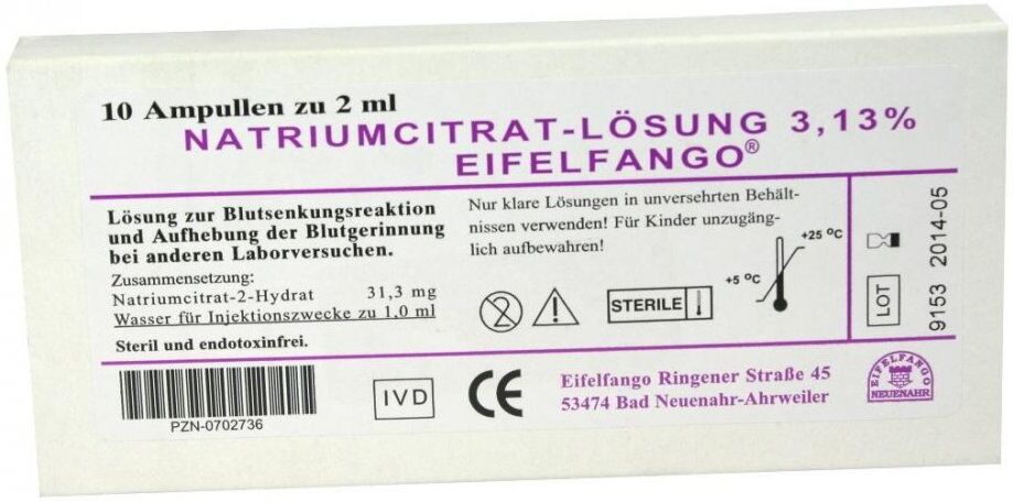 Natrium Citricum 3,13% Ampullen