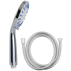 Avizar, Duschbrause, Multijet-Duschkopf mit Schlauch 1,5 m & Wandhalter (3 Strahlarten)