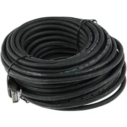 RS PRO Patch cord Cat6 FTP LSZH Black 15m (FTP, CAT6, 15 m), Netzwerkkabel