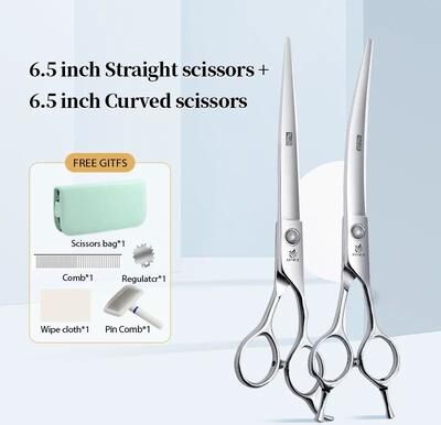 Inspire Essentials Fenice Precision Pet Grooming Shears Set 12