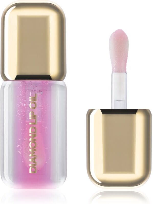 Dermacol Diamond Edition Lip Oil tinted lip oil with magnifying effect shade 01 Strawberry Cream 4 ml