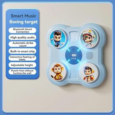 Uplift Treasures Music Interactive Boxing Target Training Machine blue