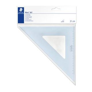 STAEDTLER Zeichendreieck Mars, 45 Grad, Hypothenuse: 320 mm