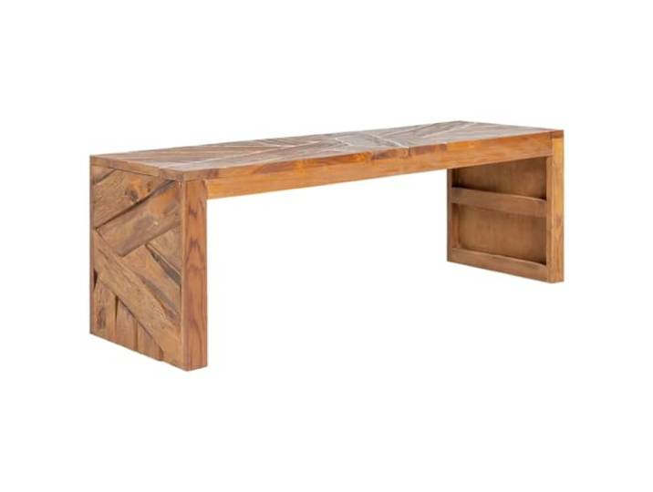 Favemtsl TV-Schrank Massivholz Teak 110x60x38 cm Lowboard Rustikales Teakholz-Unikat mit Erosion-Finish und 3D-Beinen im Industrie-Stil für modernes Wohnzimmer-Ambiente.
