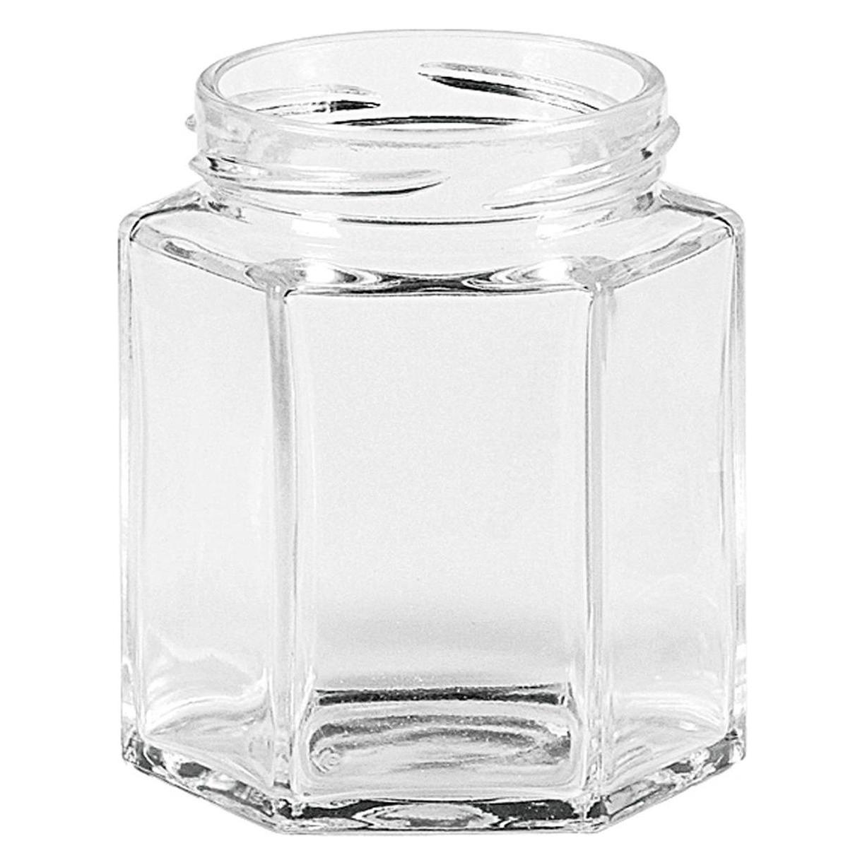 Dosen-Zentrale Sechseckglas (24 Stk., 0.05 l) (DOSEN-ZENTRALE) Mindestbestellmenge: 24 Stück