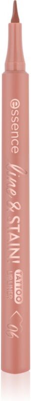 essence line & STAIN! TATTOO ink lip liner with long-lasting effect shade 06 Cinna-Mood 1.1 ml