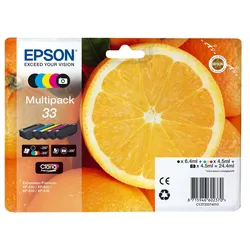 Epson Original 33 Orange Druckerpatronen - 5er Multipack (C13T33374011)