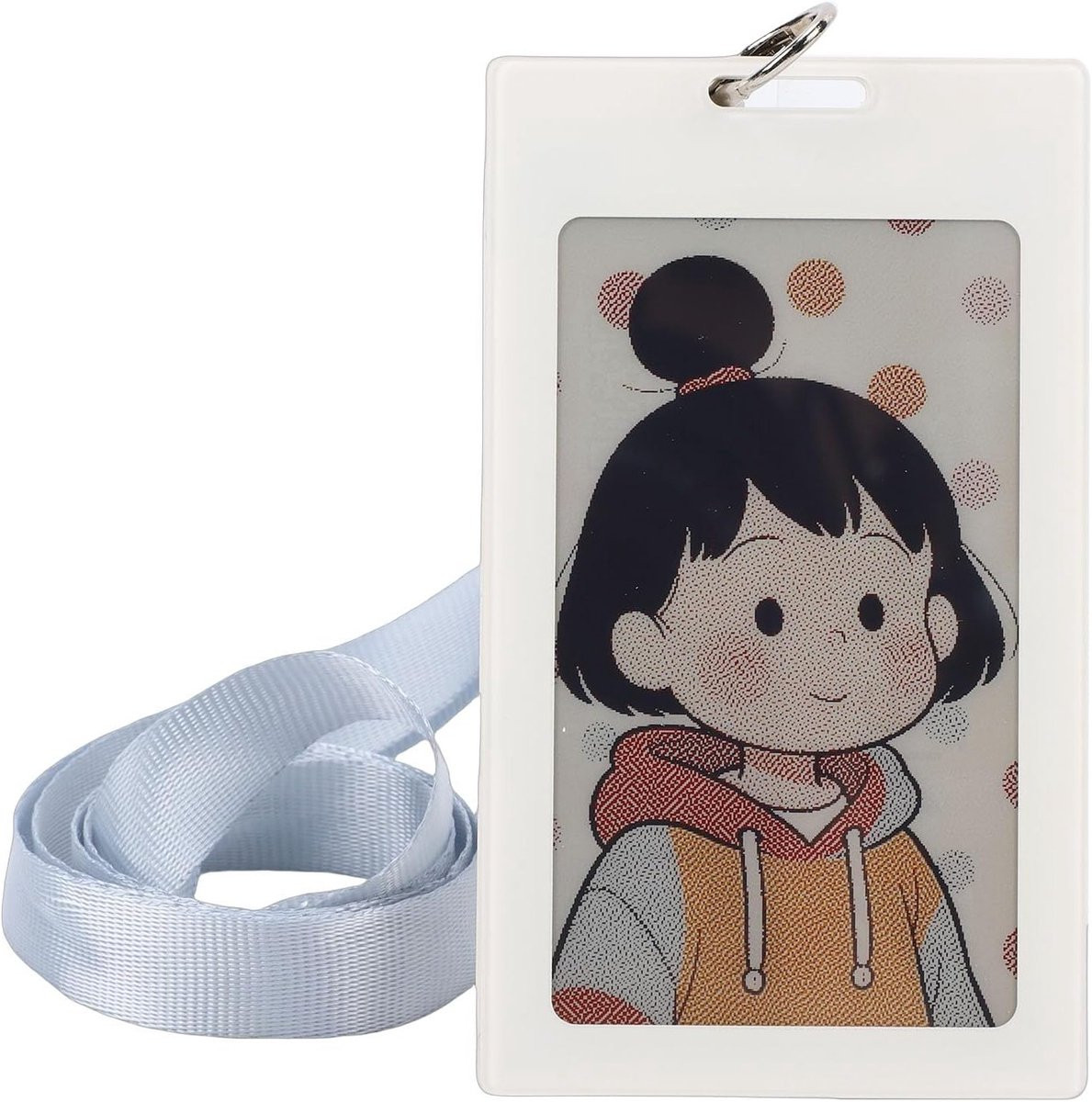 Slimme E-Ink Badge met NFC en 3.7 Inch E-Paper Scherm voor Werknemers en Studenten, Compatibel met iOS App