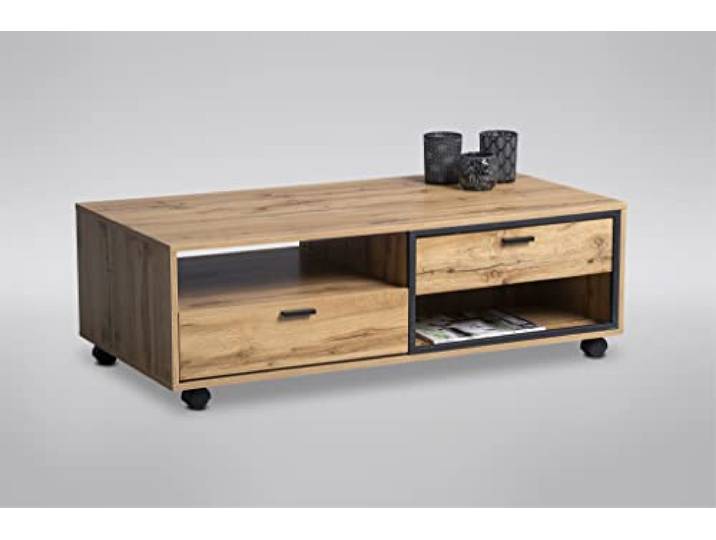 M2 Kollektion Couchtisch Panama in braun, B/H/T = 120x40x60cm