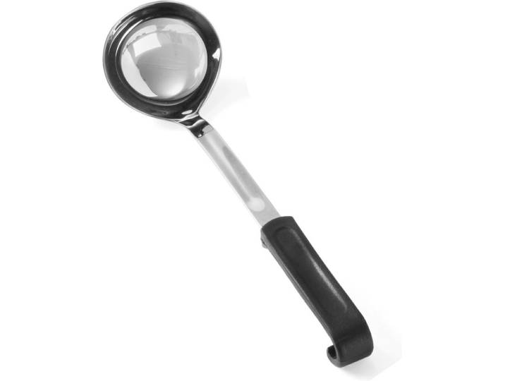 HENDI Soeplepel – Polypropyleen handgreep – Roestvast staal – 0\,11L – 300x80 mm – Vaatwasmachinebestendig
