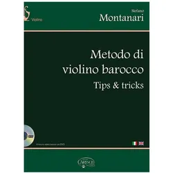 Metodo di violino barocco (en/it), Fachbücher von Stefano Montanari