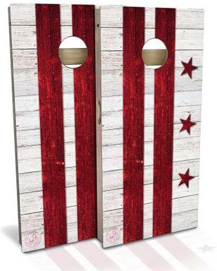 Skip's Garage Washington DC Outdoor Cornhole Board Set