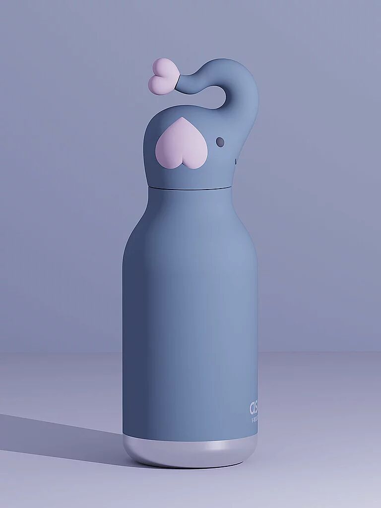 ASOBU Isolierflasche 460ml ELEFANT grau grau B