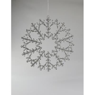 Christbaumschmuck AM DESIGN "aus Acryl, Ø: 30 cm", silber, Ø:30cm, Weihnachtsbaumschmuck
