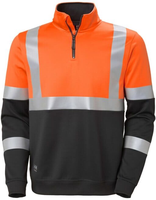 Helly Hansen Sweat à capuche zippé Warn, orange, taille S (79257_269_S)
