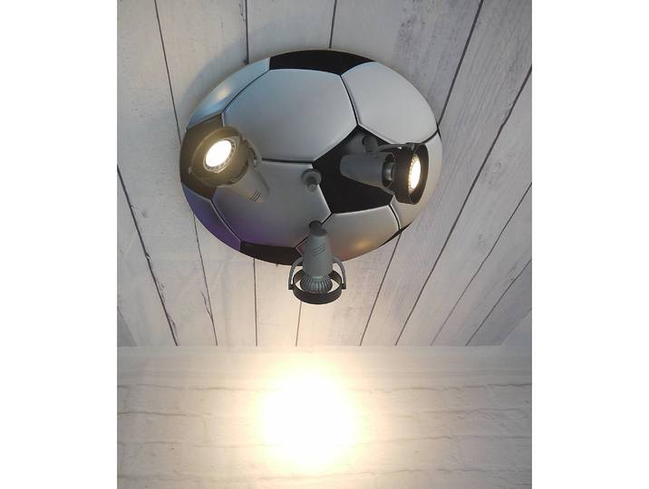 Kinderzimmerleuchte Fußball IV Multicolor Kunststoffart: Polyacryl Material: Metall, Kunststoff Metallart: Eisen Oberfläche Metall: