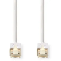 Nedis CAT6-Netzwerkkabel - RJ45 Stecker - RJ45 Stecker - F/UTP - 5.00 m - Rund - LSZH / PVC - Weiss - Verpackung mit Sichtfenster
