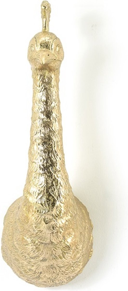 Furnilux Wanddecoratie Pavo Goudkleurig