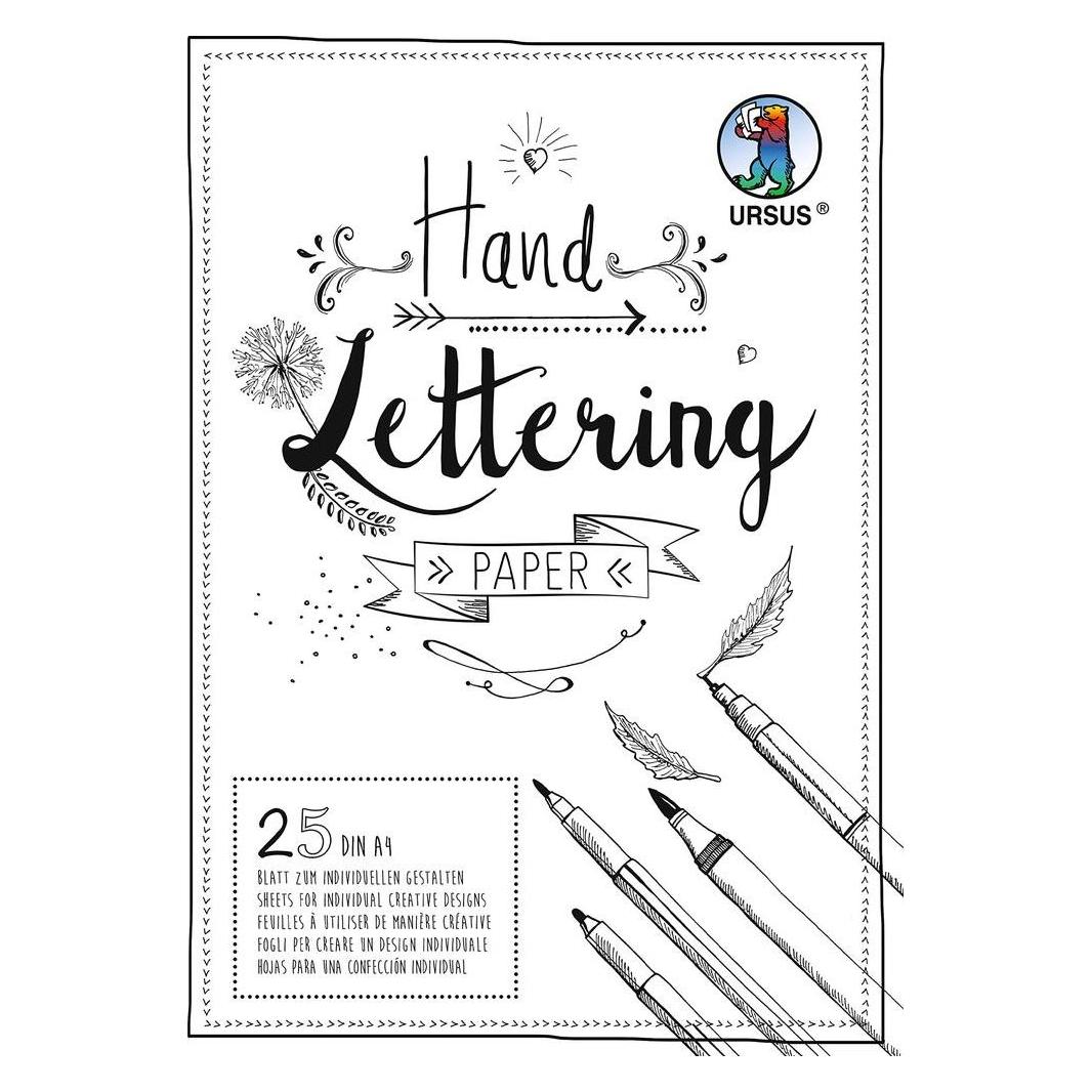 Ursus Handlettering (A4, Blanko) (24924601)