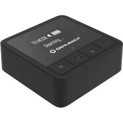 Oehlbach BTR Innovation 5.2 Black (Sender & Empfänger), Bluetooth Audio Adapter, Schwarz