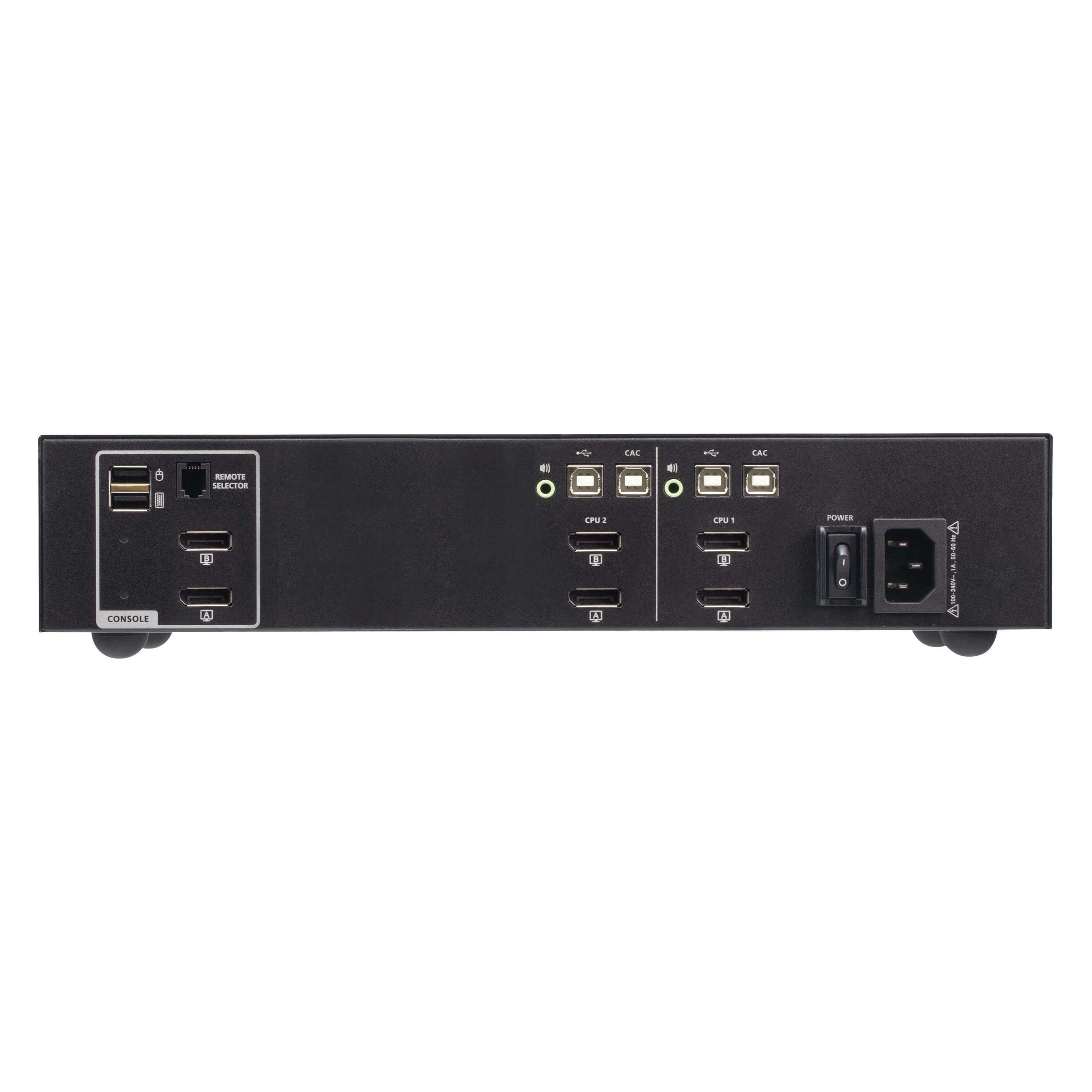 Aten CS1142DP4C-AT-G 2-Port USB - DP Dual Display Secure (CS1142DP4C-AT-G)