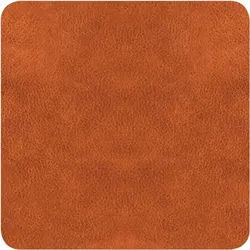 Exner 4er Set Rusticstyle Untersetzer 10 x 10 cm : cognac Büffelleder