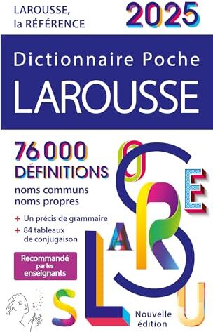 Larousse - Dictionnaire Larousse poche 2025 - Preis vom 01.10.2026 17:08:56 h