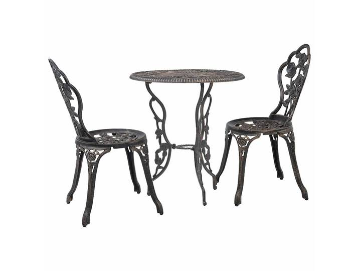 vidaXL 3-tlg. Bistro-Set Aluminiumguss