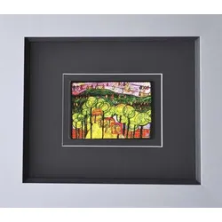 Kunstdruck HUNDERTWASSER (BH 43x38,50 cm) - bunt - BH 43x38,50 cm
