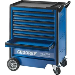Gedore, 2005 0701 Werkzeugwagen mit 8 Schubladen