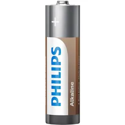 Philips Alkaline AA battery 40-foil pack-LR6A40F (40 Stk., AA), Batterien + Akkus