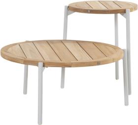 4Seasons Yoga Kaffeetisch Frostgrau/Teak