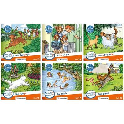 Paket – Mats, Mila und Molli – Heft 13–18, Schwierigkeitsstufe C, Set von Axel Wolber,Gabriele Heinisch, Mildenberger Verlag GmbH, 978-3-619-01830-7
