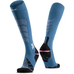 X-SOCKS Ski Anatomix OTC lange Skisocken A149 - neo navy 45-47