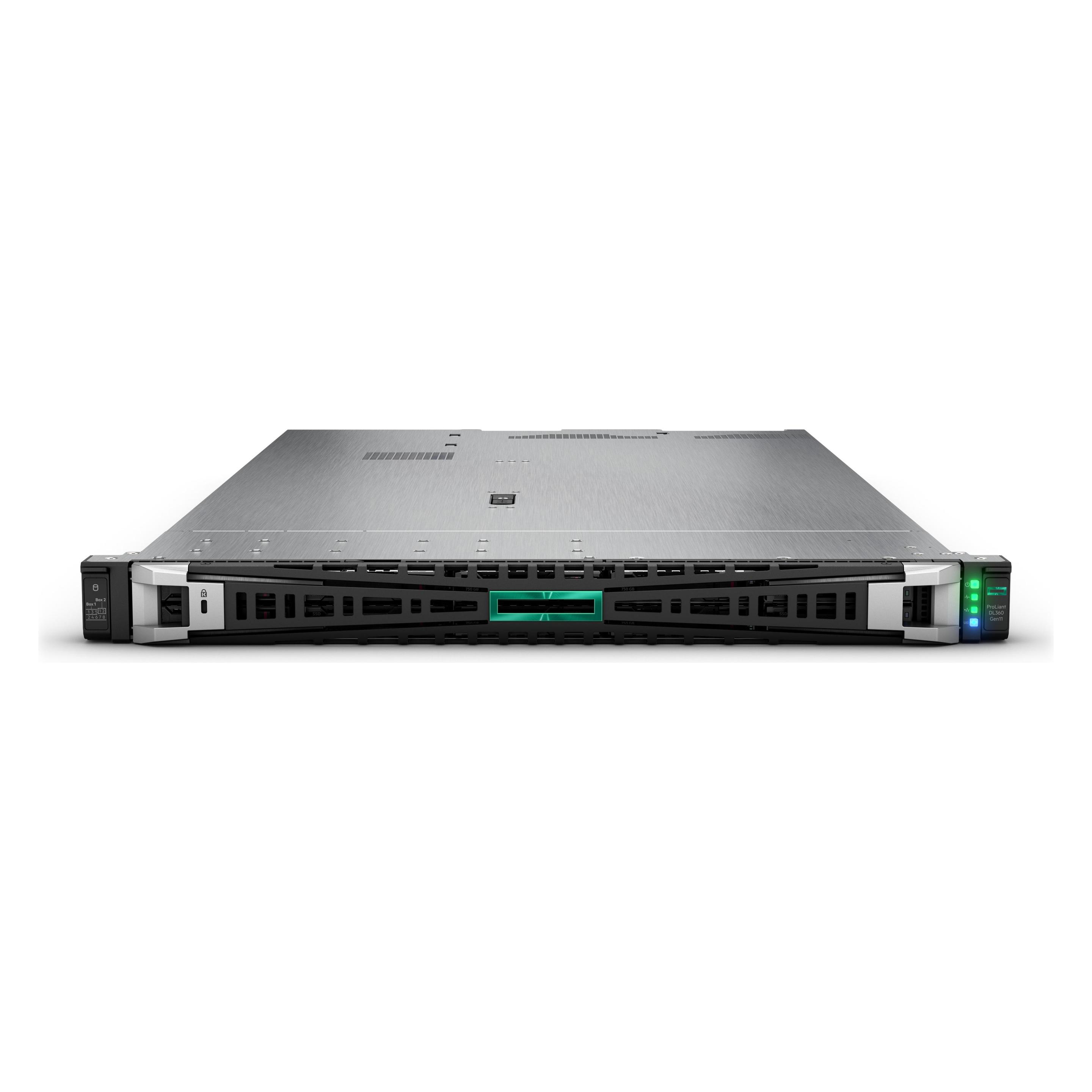 HPE E ProLiant DL360 Gen11, Intel Xeon Silver 4510 12c, 1P, -R, 4LFF, SSD, NC (Intel Xeon Silver 4510, 64 GB, Rack Server) (P81782-425)