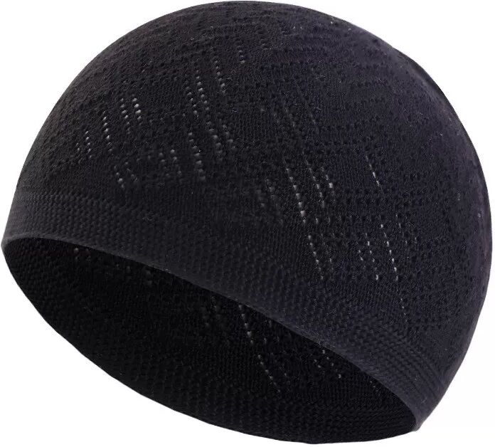 INF Einfarbige, atmungsaktive, hohle Schlupfmütze - Leichte & Thermische Strickmütze Navy blau