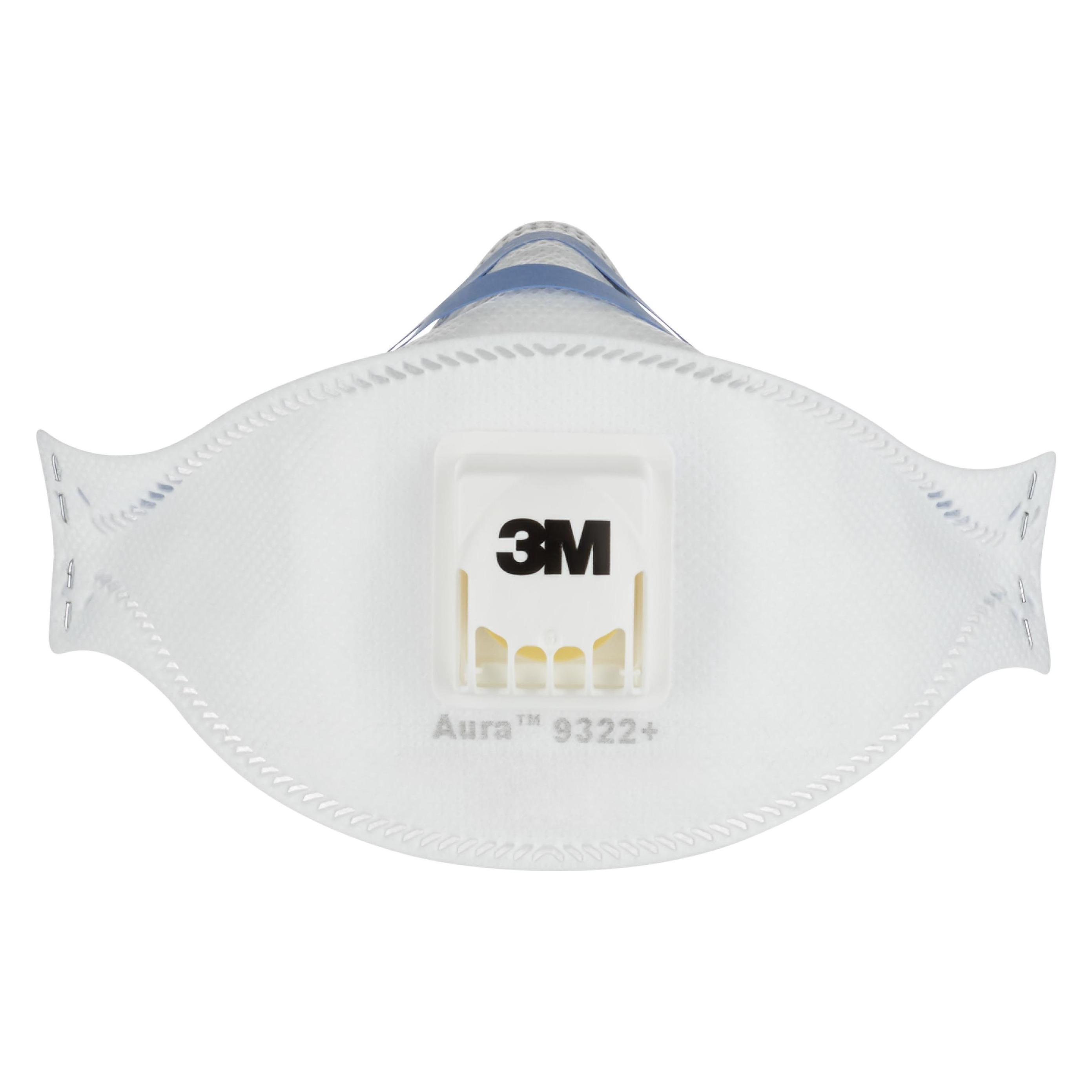 3M Atemschutzmaske, weiss (FFP2, FFP2 R D, 5x) (9322PRO5)