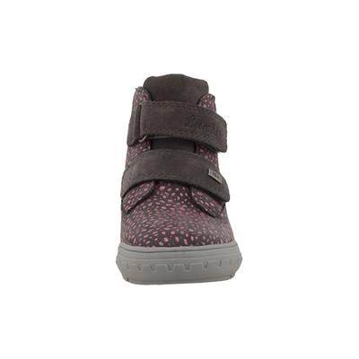 Stiefel LURCHI "Lurchi Jerry 1-TEX", Mädchen, Gr. 26, grau (dkgrau), Leder, Schuhe Stiefel