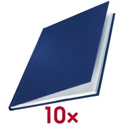 Leitz Buchbindemappen »impressBIND Hard Cover« A4 246 bis 280 Blatt 10 Stück blau