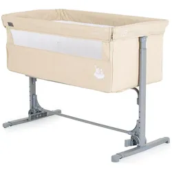 Moni, Beistellbett, Mystery Beige Nachttischwiege (47 x 85 cm)