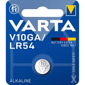 Varta Knopfzelle V10GA / LR54 / LR1130 / AG10, 70 mAh