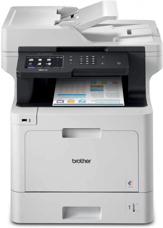 Brother MFC-L8900CDW Multifunctionele Kleurenlaserprinter A4/Legal met Wi-Fi, NFC en Gigabit LAN